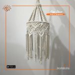 Macramé Hanging Lampshade