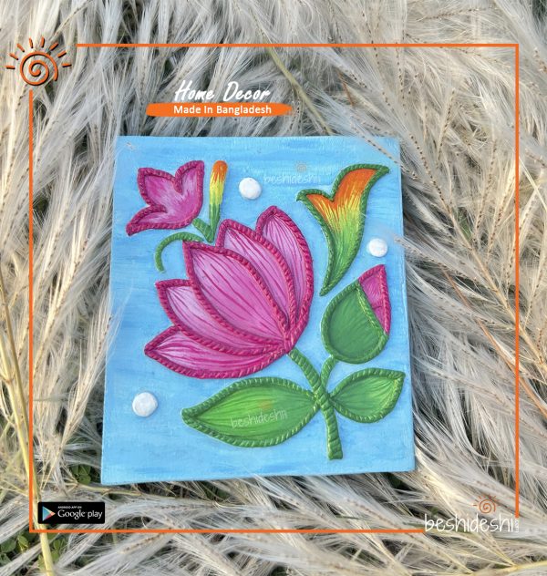 "Shapla" Canvas Wall Hanging