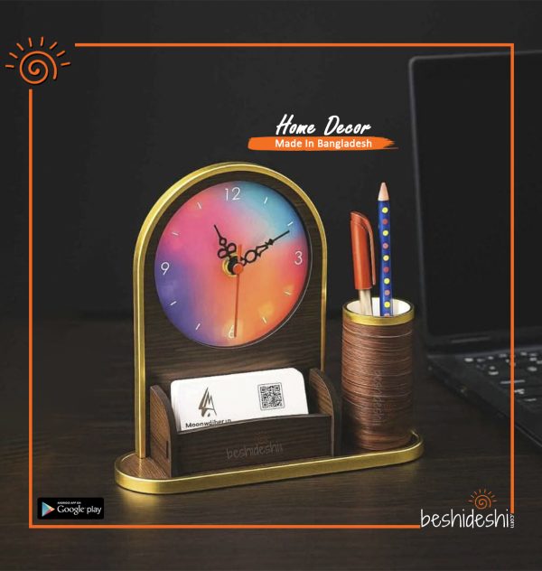 Desk/Clock Organizer