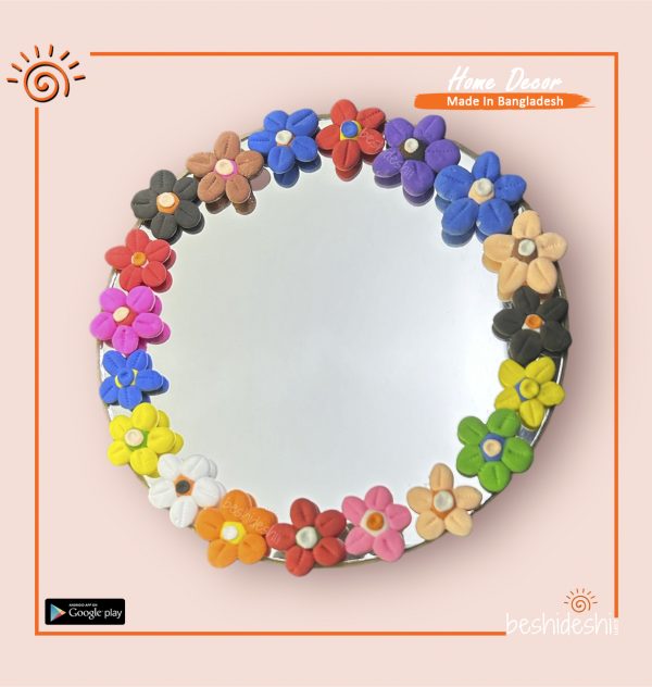 Ananya Mirror Lippan Art (Small)