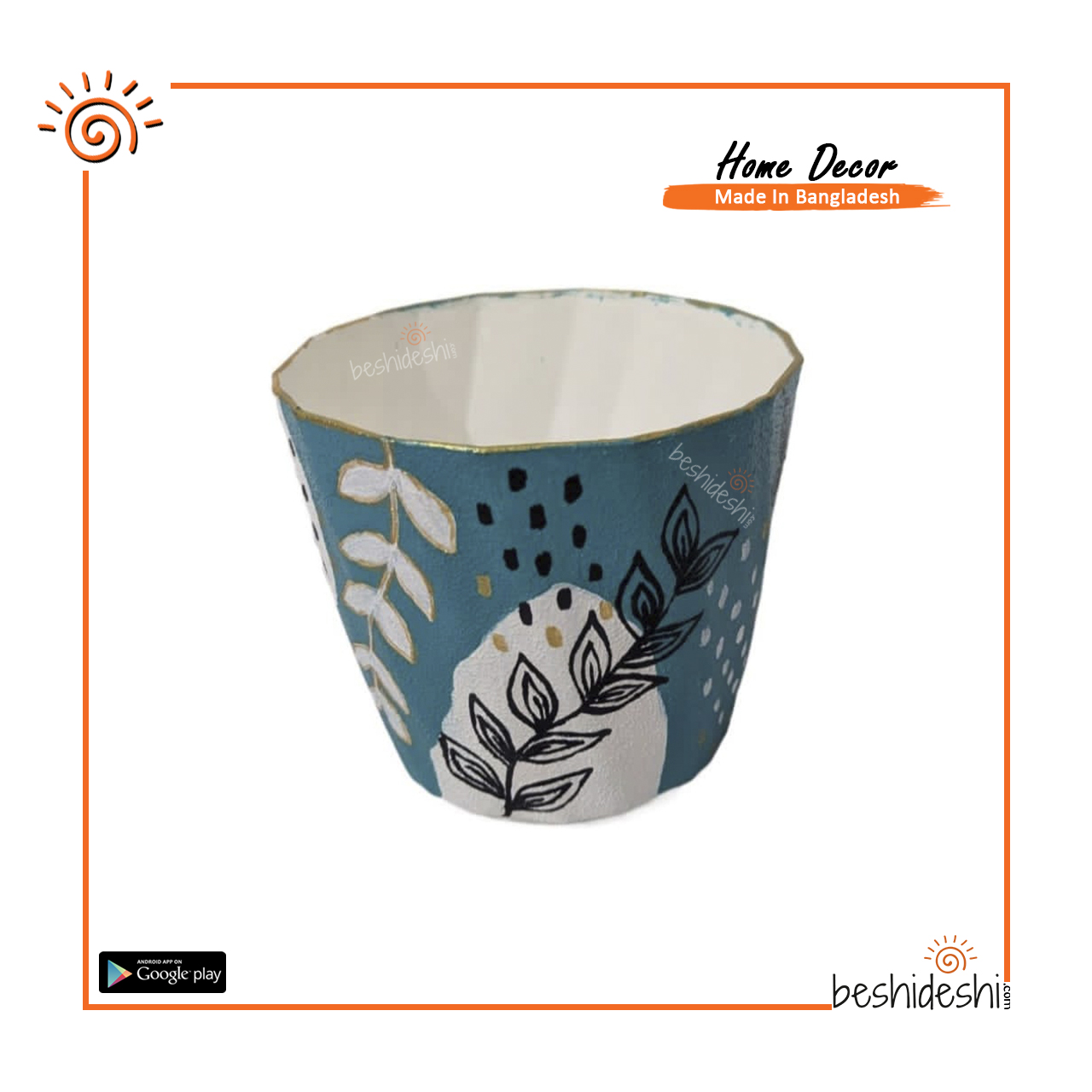 03 Hand Painted Flower Vase