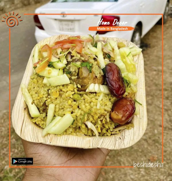 Reusable Areca Square Bowl Set