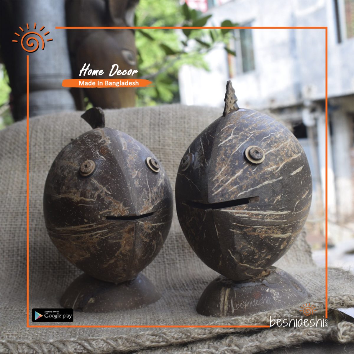 Coconut Shell Fish Bank