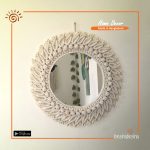 Macramé Wall Décor Mirror