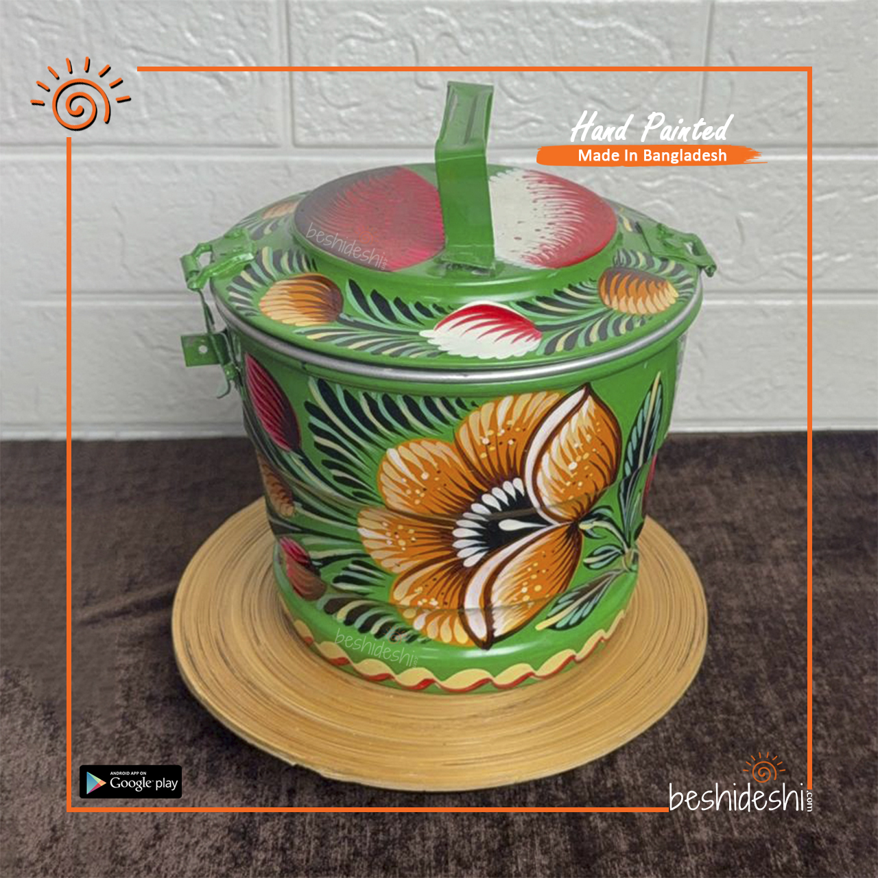 03 Rickshaw Painted Pandani