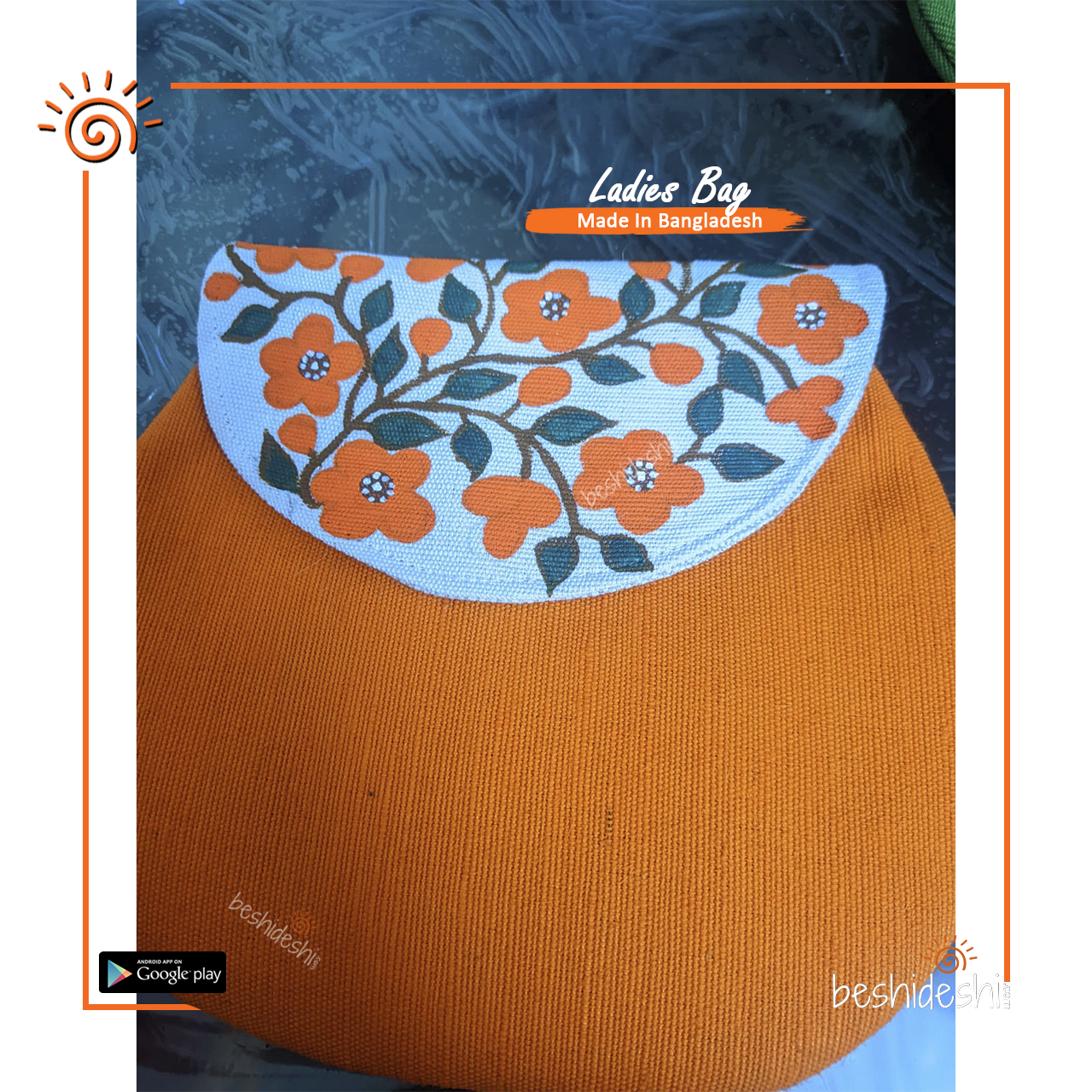 04 Hand Painted Crossbody Bag