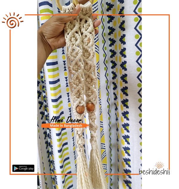 Macramé Curtain Tie-Back