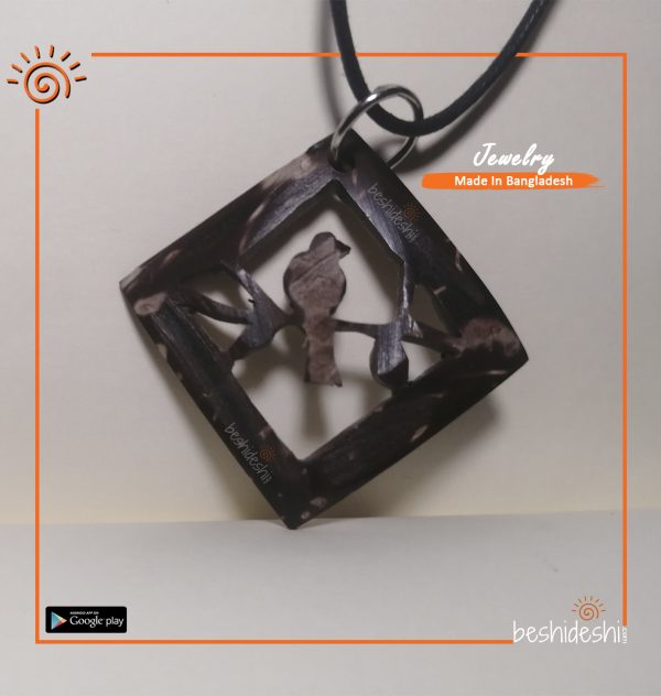 Handmade Coconut Shell Neckpiece