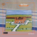 Hand Painted Lalbag Fort Canvas