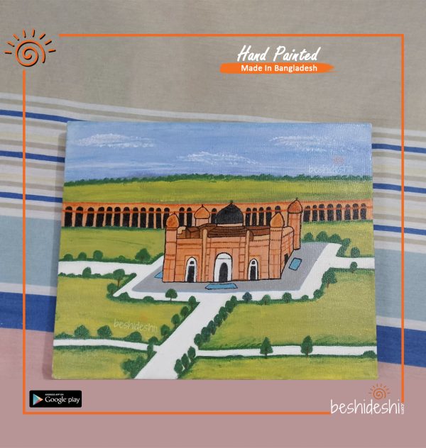 Hand Painted Lalbag Fort Canvas