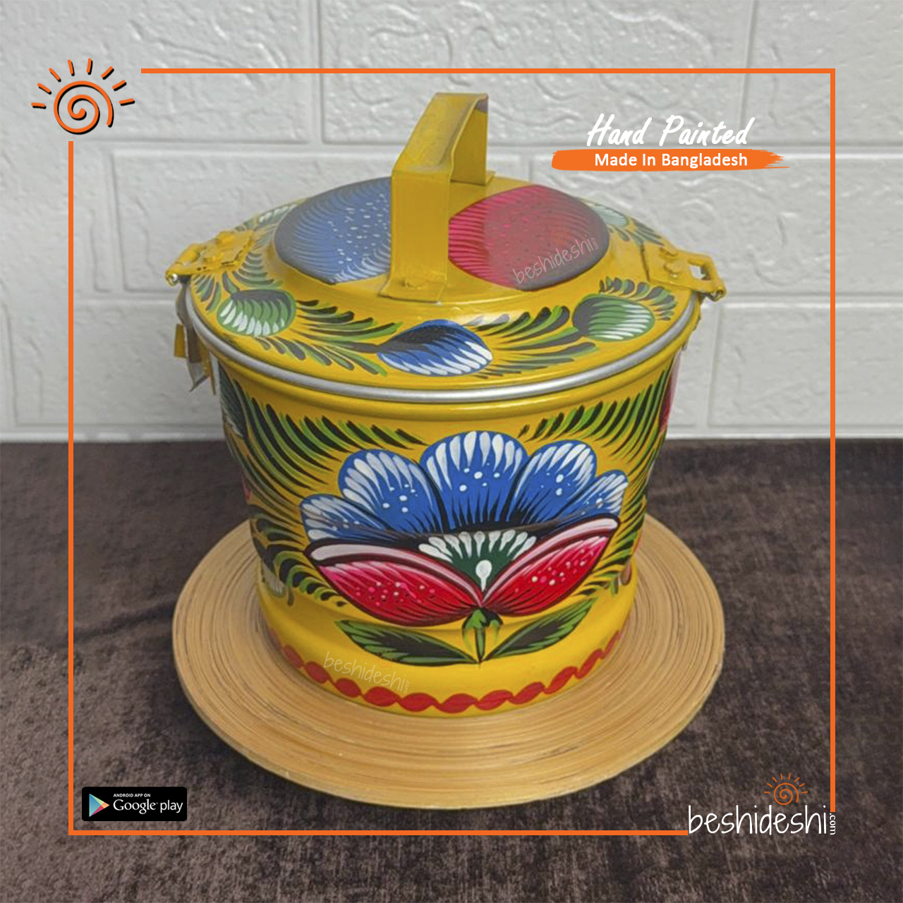 04 Rickshaw Painted Pandani