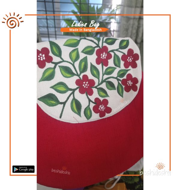 Hand Painted Crossbody Bag