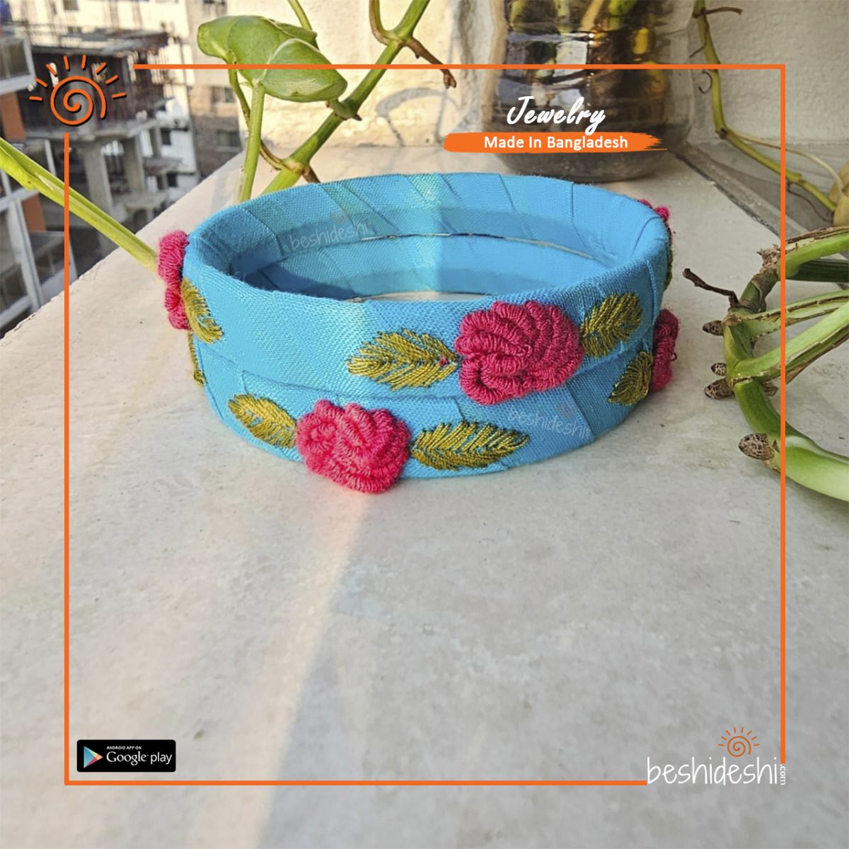 Golap Nila Hand Made Bangle Set