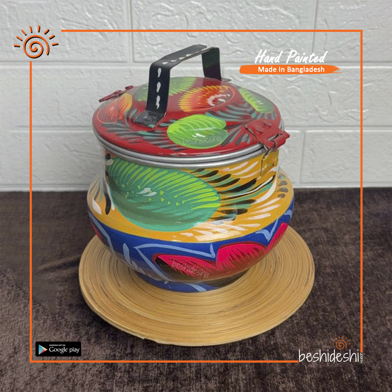 05 Rickshaw Painted Pandani