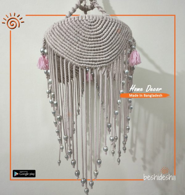 Macramé Hanging Lampshade