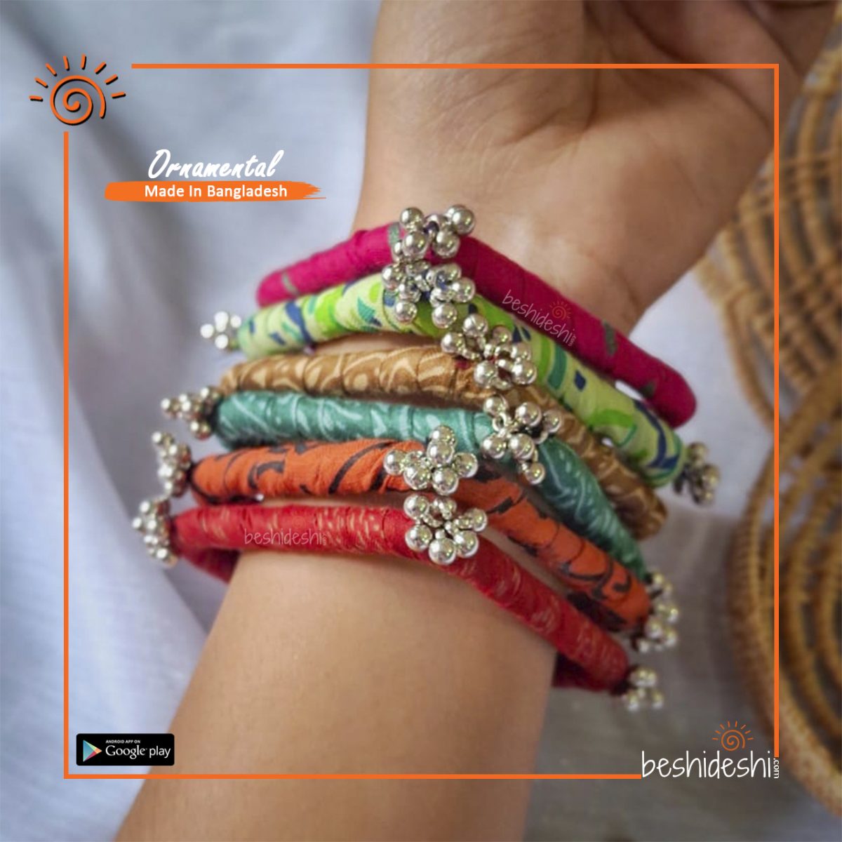 Hand Made Bangle Set