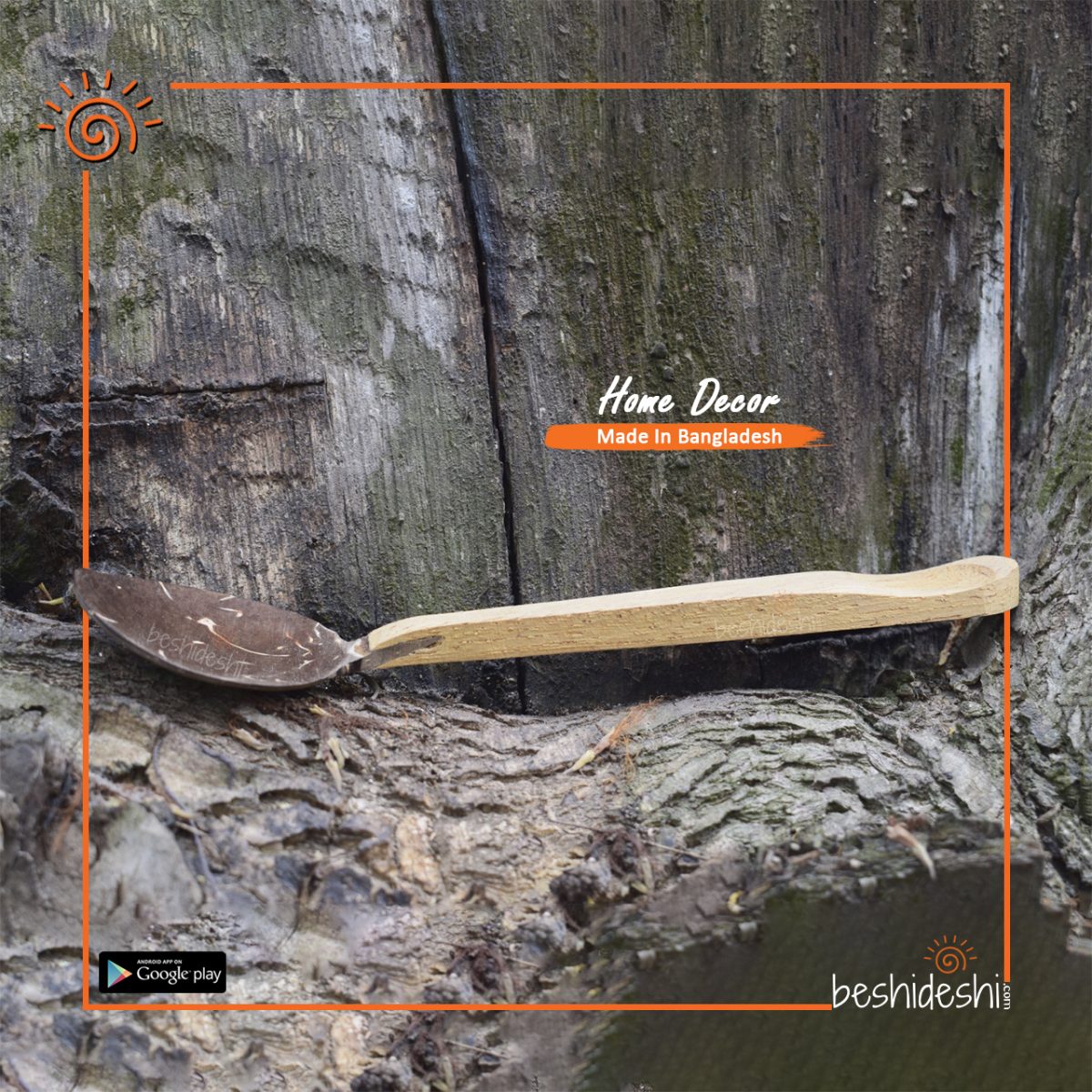 Handmade Coconut Shell Spoon