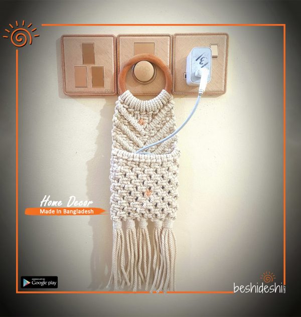 Macramé Mobile Charging Holder