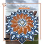 "Alok Tara" Mirror Work Wall Hanging (Small)