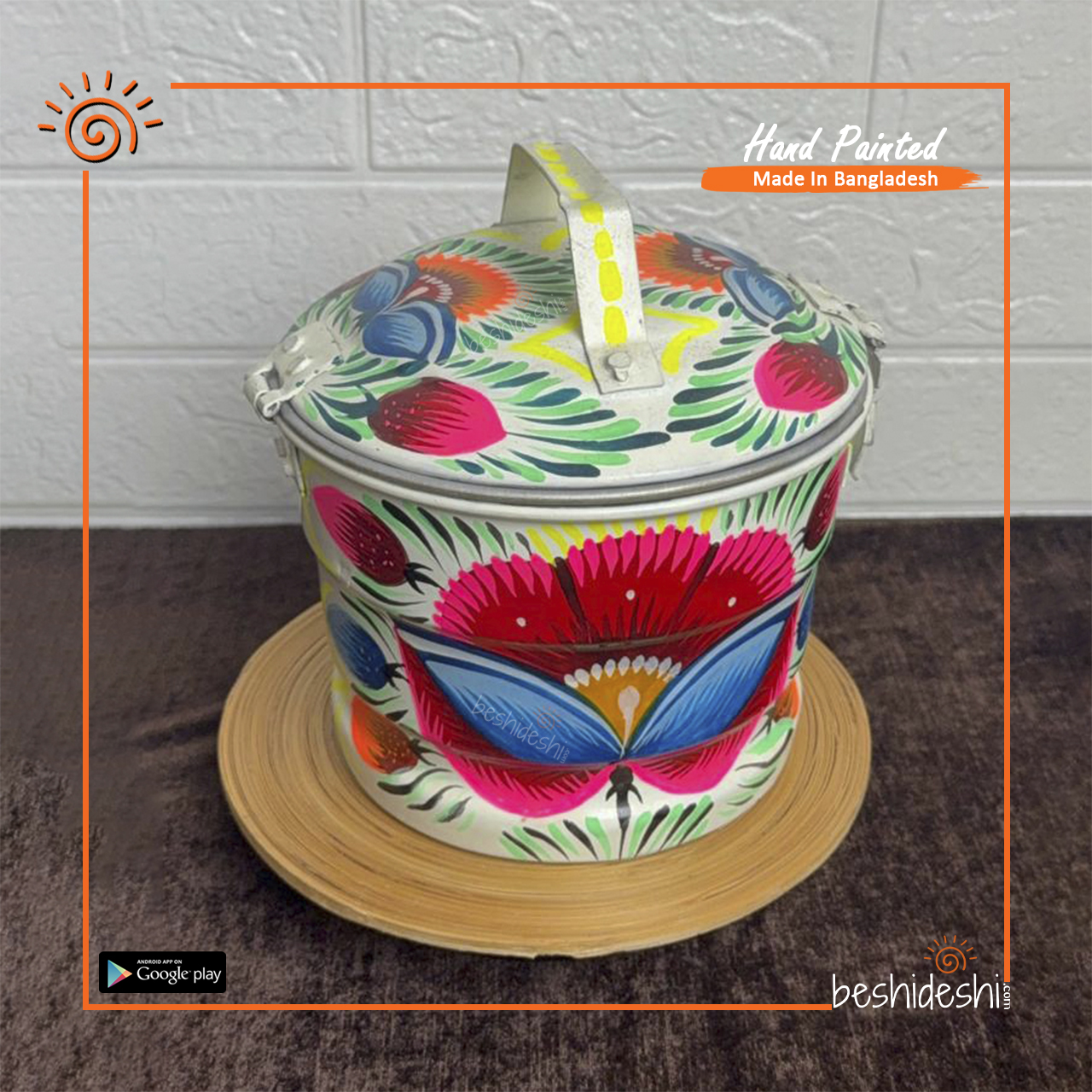 08 Rickshaw Painted Pandani