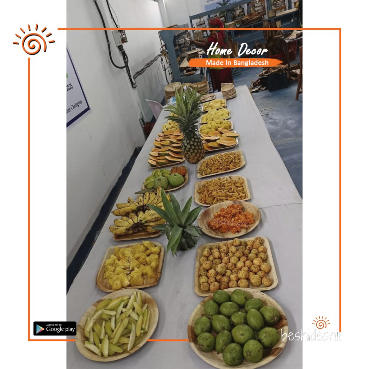 Reusable Areca Round Partition Plate Set