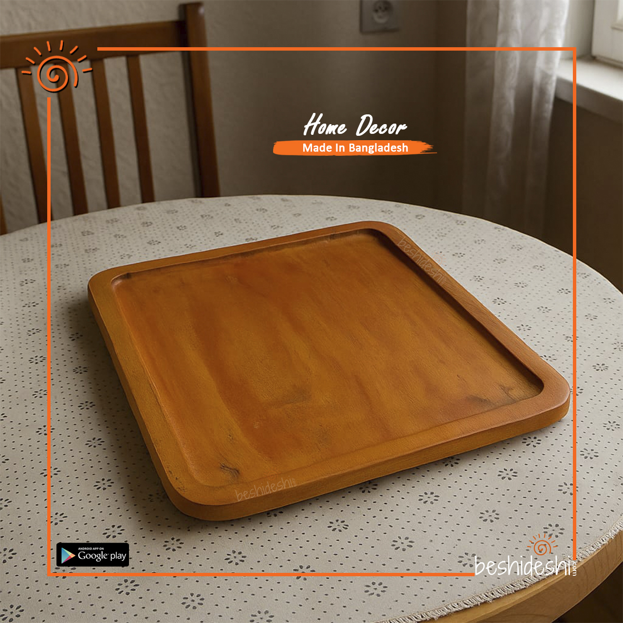 10 Wooden Serving Tray