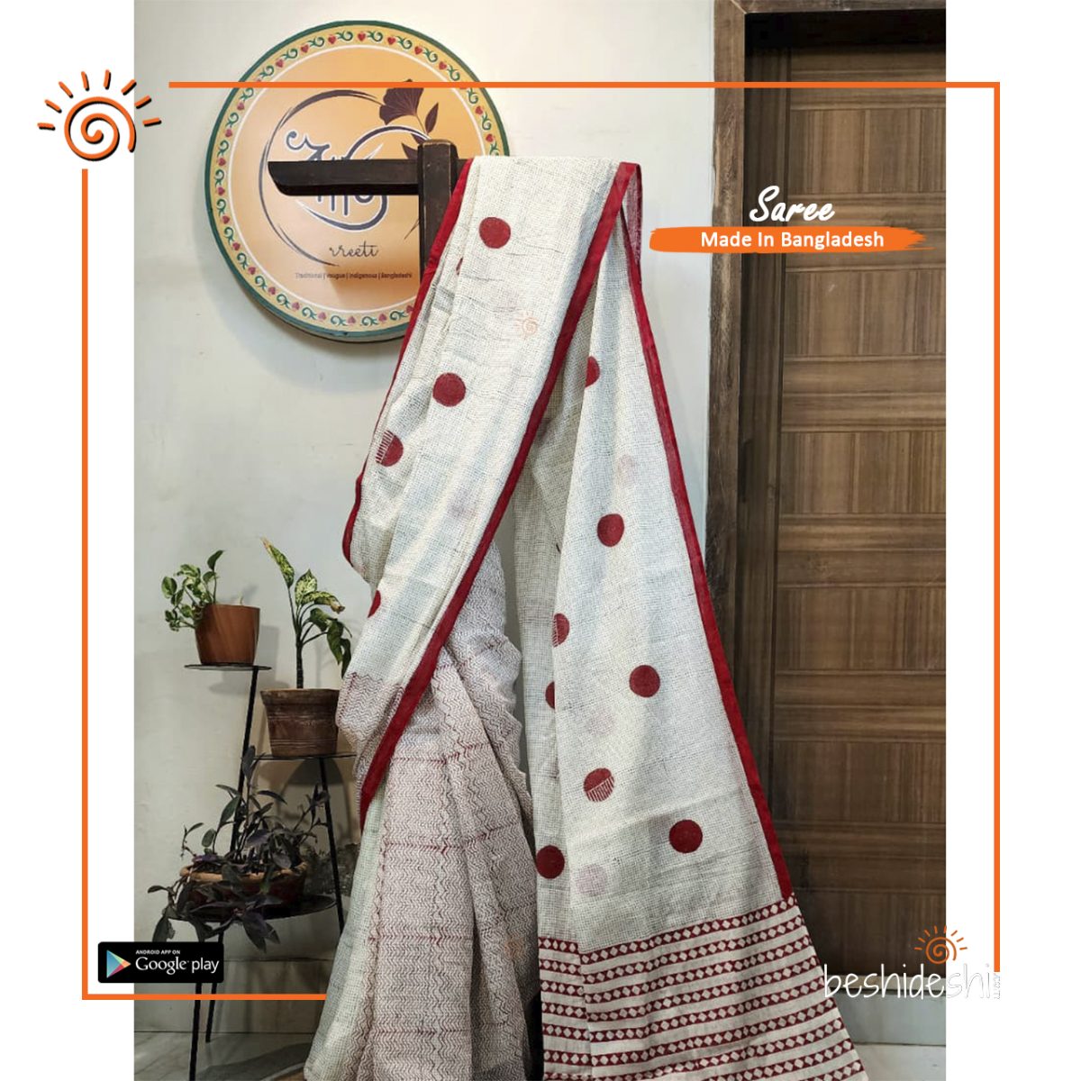 Hemangini Handloom Block Print Saree