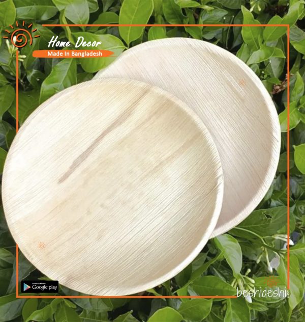 Reusable Areca Round Plate Set (Mini)