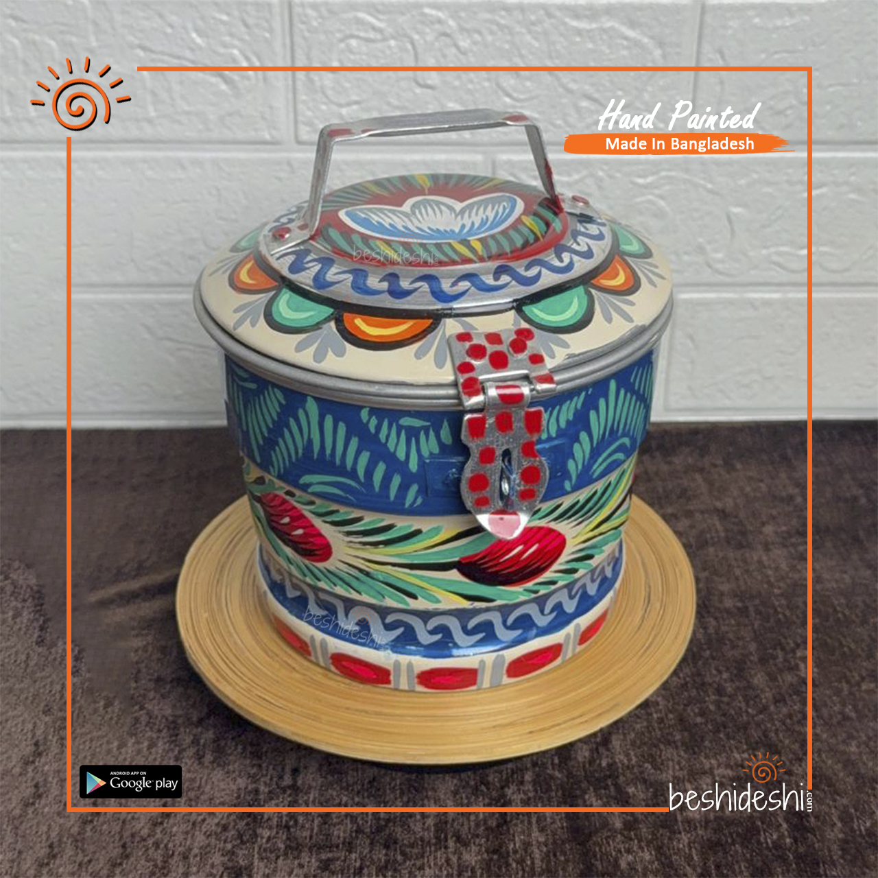 11 Rickshaw Painted Pandani