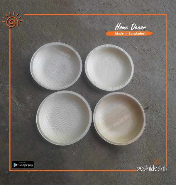 Reusable Areca Round Plate Set (Big)