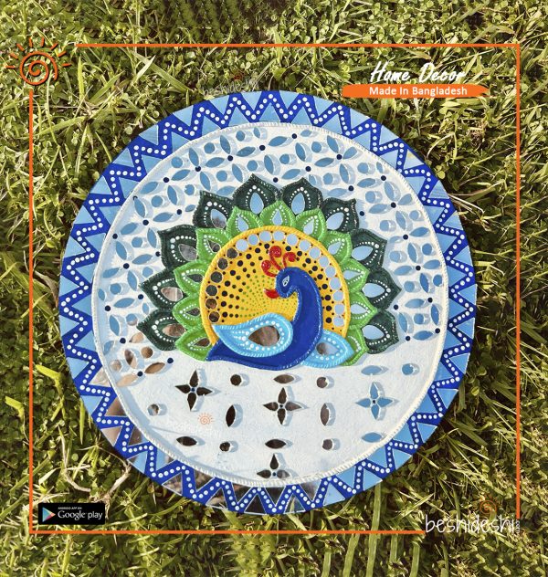 "Mayuri" Mirror Work Wall Hanging