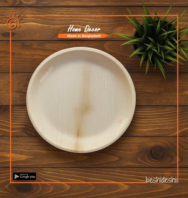 Reusable Areca Round Plate Set (Large)