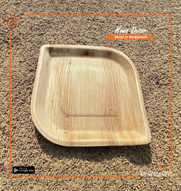 Reusable Areca Leaf Shape Plate Set