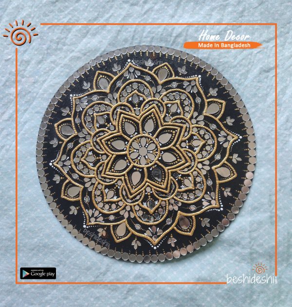 "Rupchokro" Mirror Work Wall Hanging