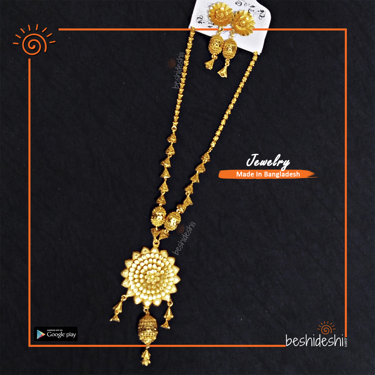 22 Gold Plated Jewelry Set