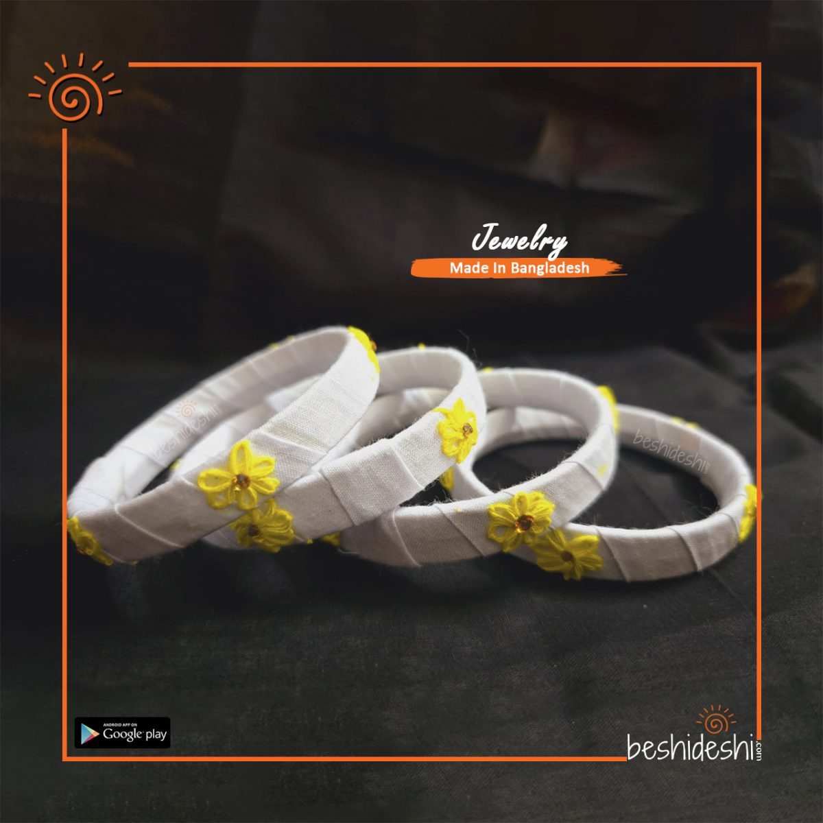 Rudro Kamal Hand Made Bangle Set