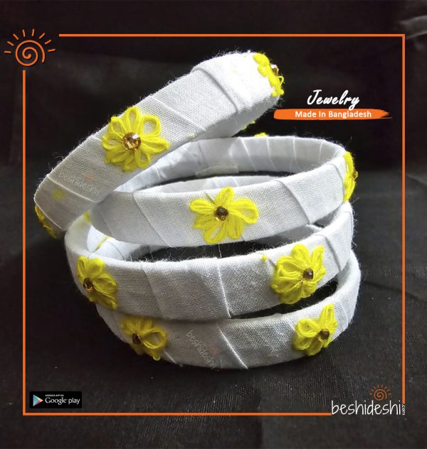 Rudro Kamal Hand Made Bangle Set