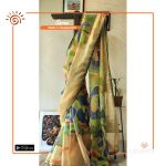 Pakhir Chokhe Bangladesh Semi-Maslin Saree