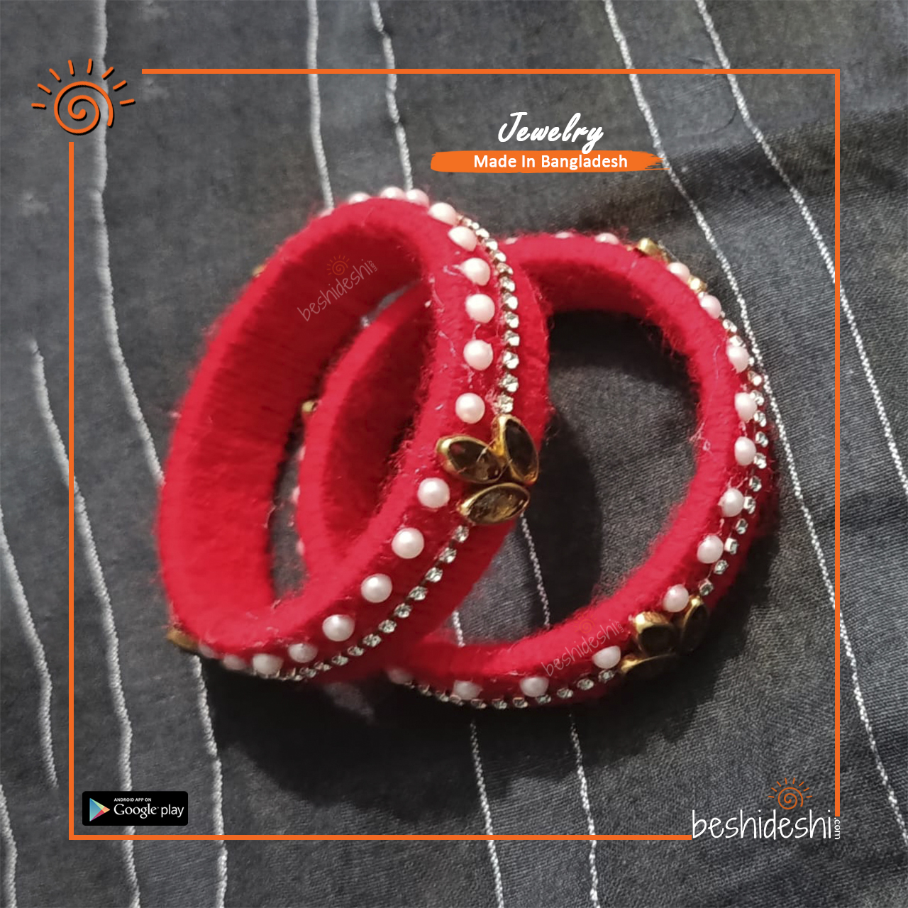 34 Hand Made Bangle Set