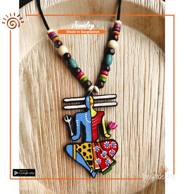 Wooden Handmade Neckpiece