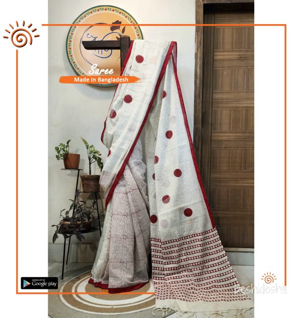 Hemangini Handloom Block Print Saree