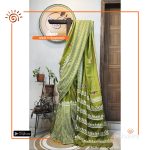 Shyamoli Handloom Block Print Saree