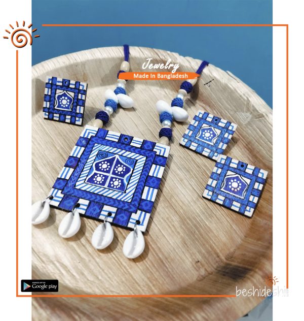 Wooden Handmade Jewelry Set