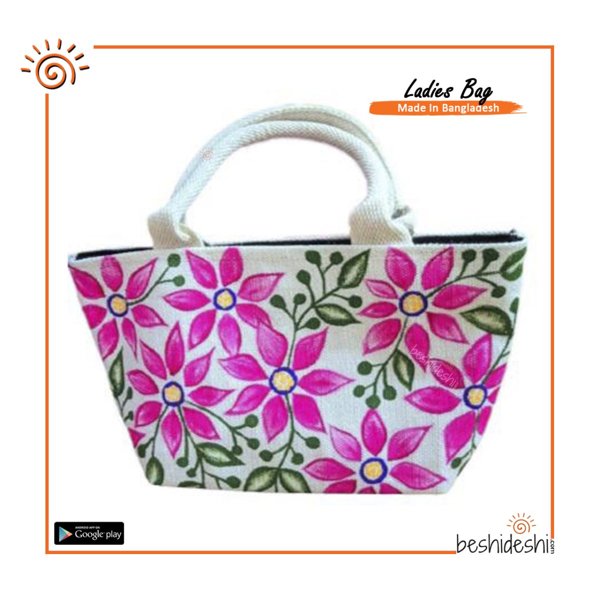 Hand Painted Nepalese Hand Bag