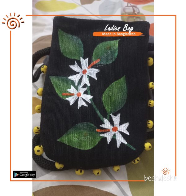 Hand Painted Crossbody Mobile Bag