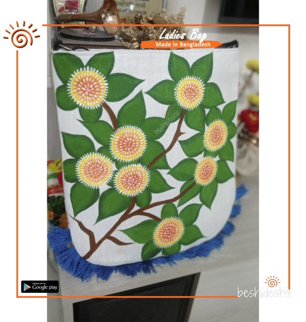 Hand Painted Crossbody Bag