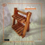 Double Layer Wooden Organizer