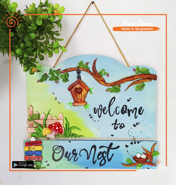 Hand Painted Decorative Wall Hanging