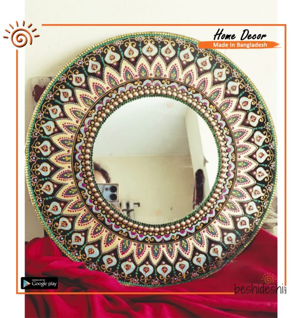 Mandala Themed Decorative Mirror