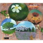 Landscape Painting Ceramic Plate Set